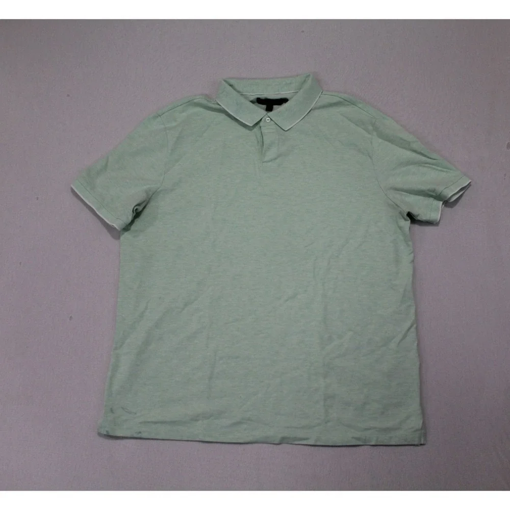 Banana Republic Polo Men Tan Shirt Collared Preppy Extra Large